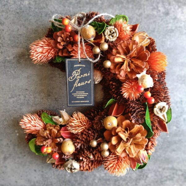 autumn wreath　🍁